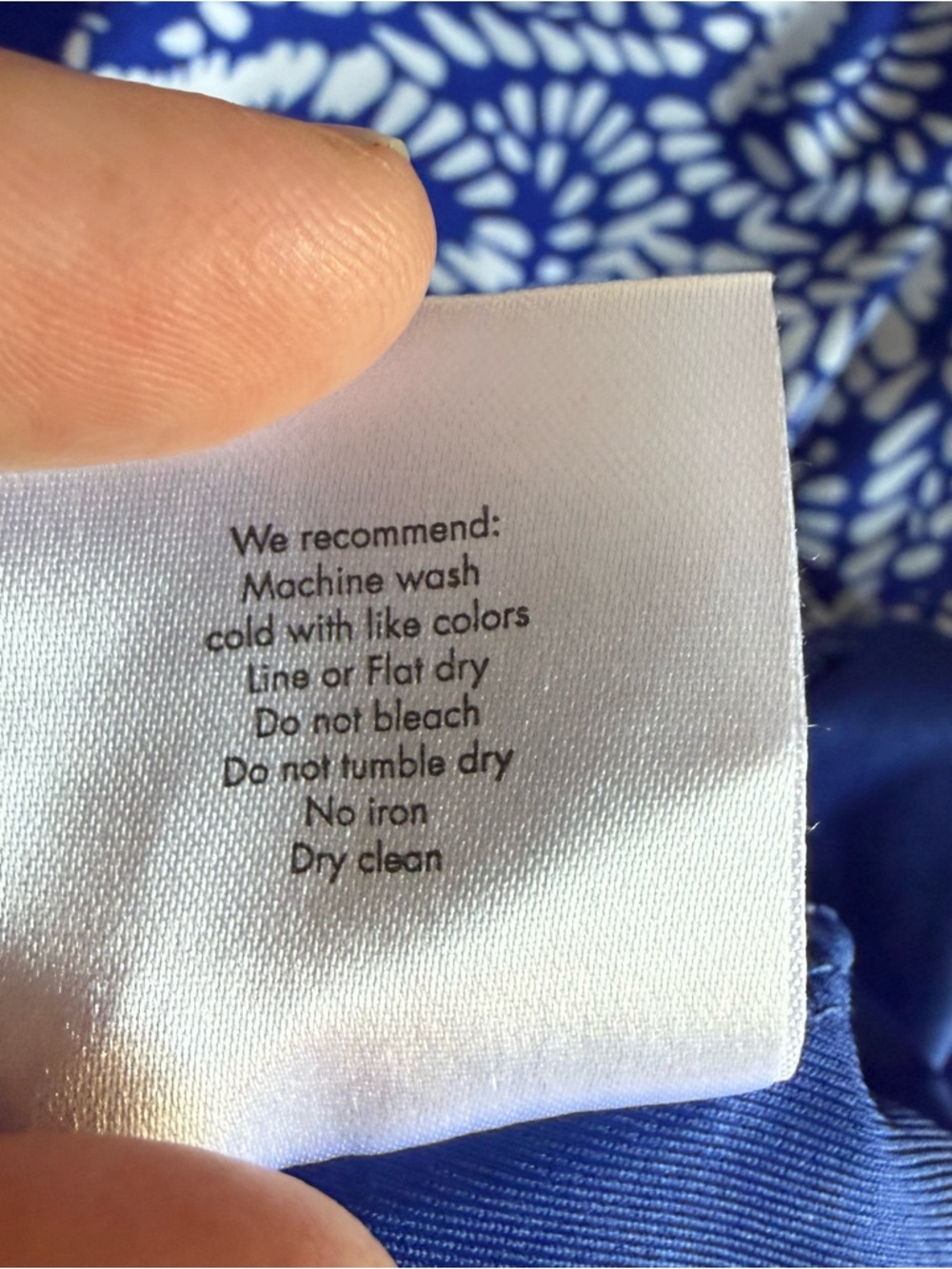 Kastel Denmark Skort Royal Blue Floral UV Protection Size Medium Activewear - Picture 5 of 9